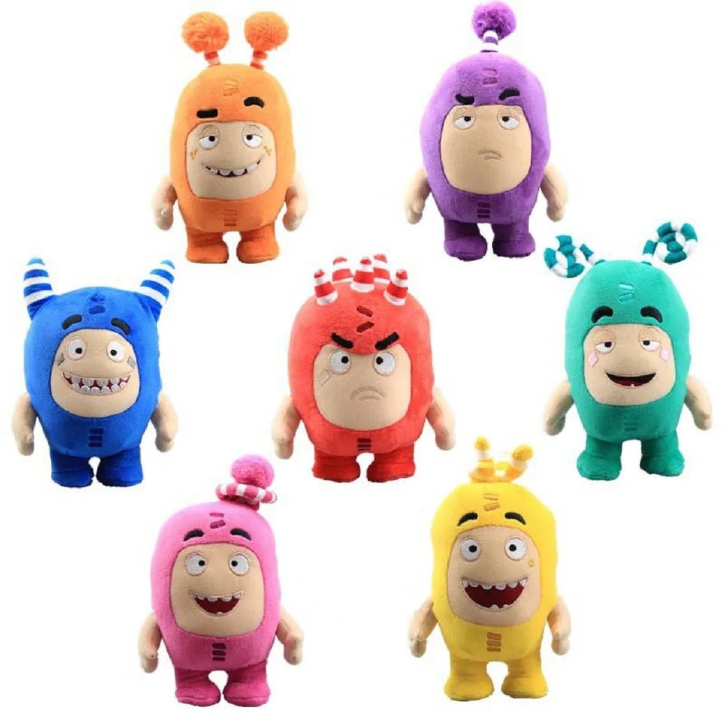 8pcs/Lot Oddbods Cartoon Plush Toys Stuffed Kids Toy Collection Kids Doll Christmas Birthday Gift Home Decoration 18 cm - 24cm - Glitch 69