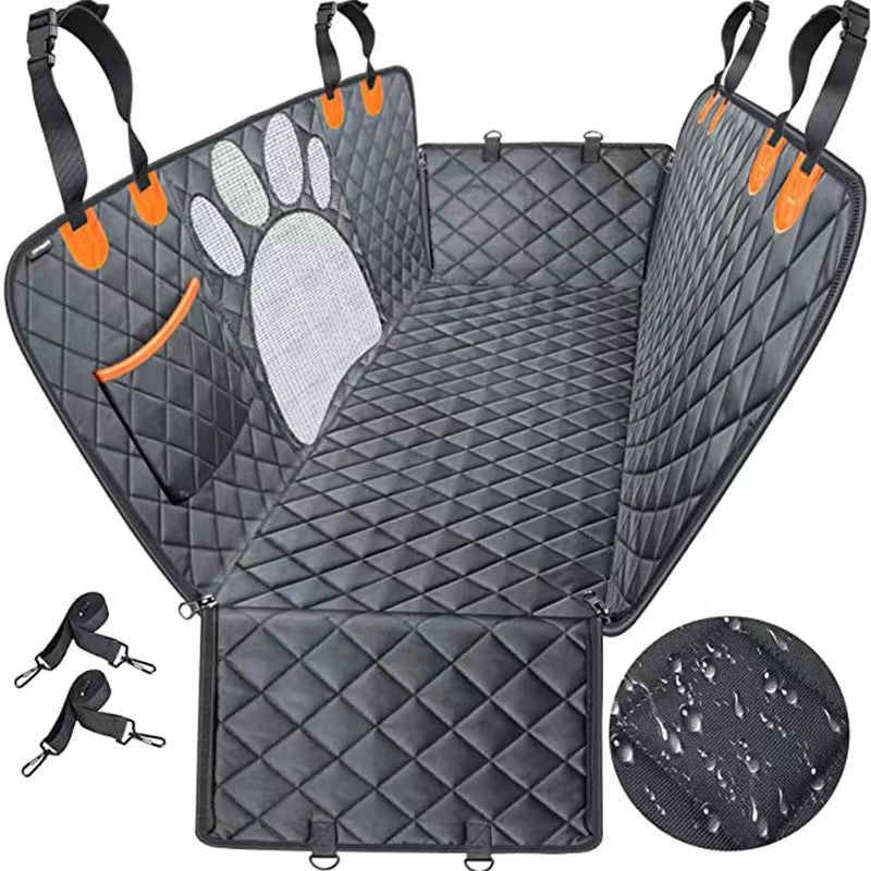 Car mounted rear pet dog lathe mat, waterproof and wear - resistant pet mat, popular foreign trade pet car isolation mat - Glitch 69