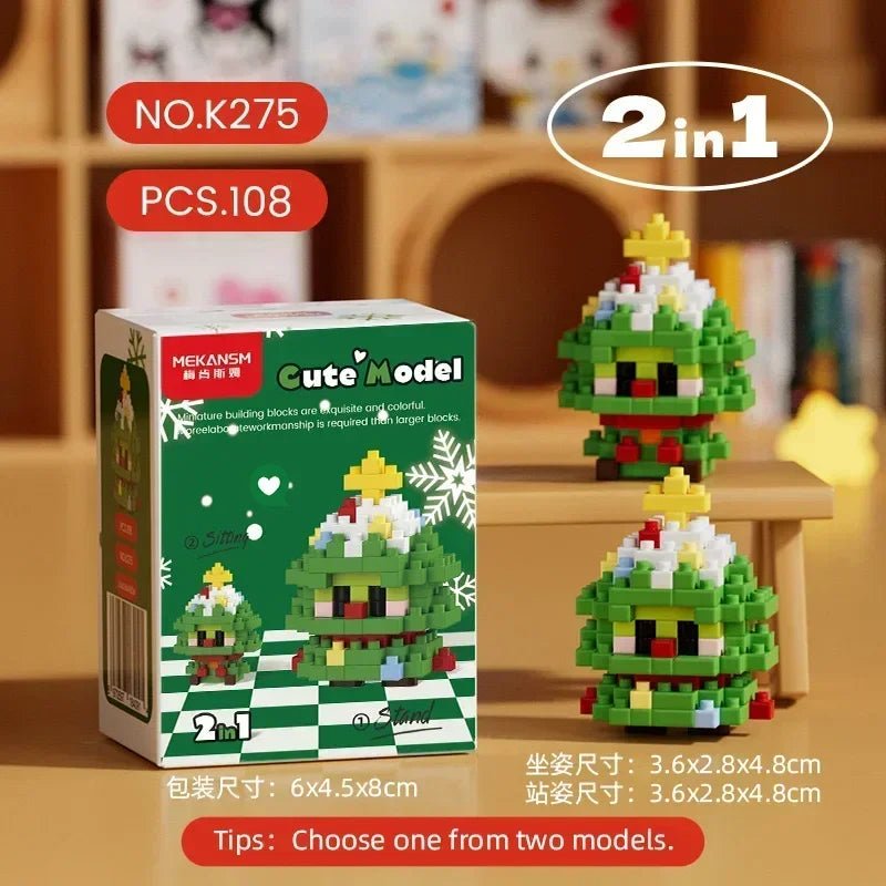 Christmas Advent Calendar Surprise Building Blocks Set Box Kid Toys Xmas Advent Calendar Bricks Diy Kit Children’s Gift Kalender - Glitch 69