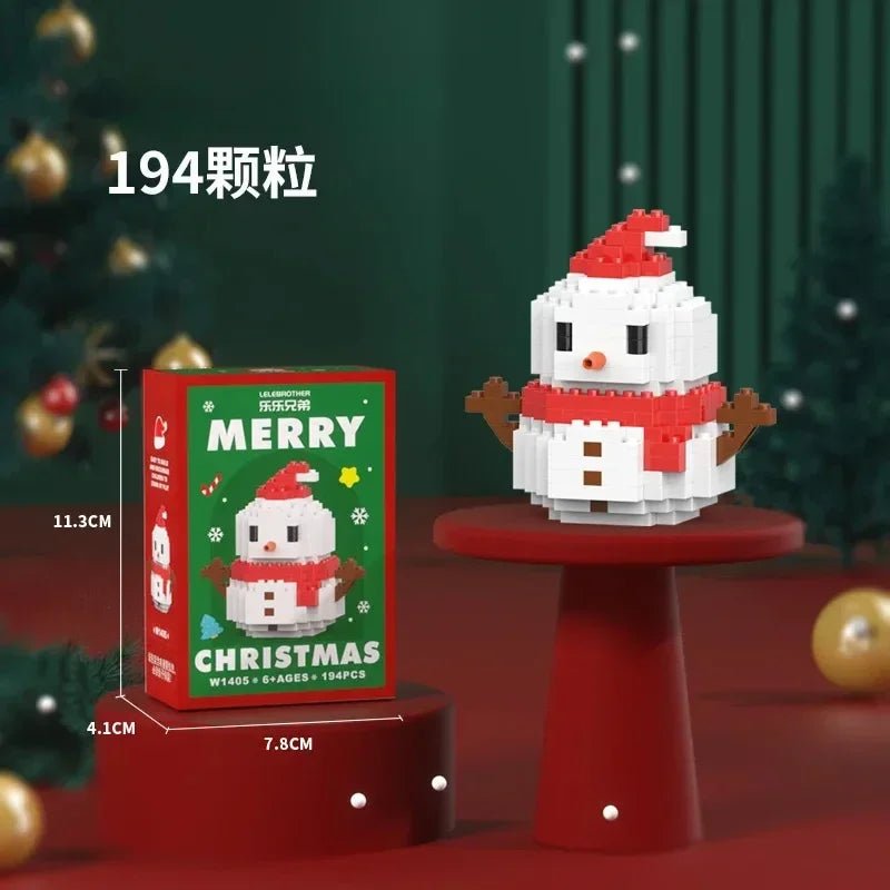 Christmas Advent Calendar Surprise Building Blocks Set Box Kid Toys Xmas Advent Calendar Bricks Diy Kit Children’s Gift Kalender - Glitch 69
