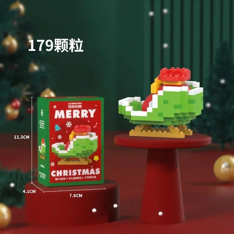 Christmas Advent Calendar Surprise Building Blocks Set Box Kid Toys Xmas Advent Calendar Bricks Diy Kit Children’s Gift Kalender - Glitch 69