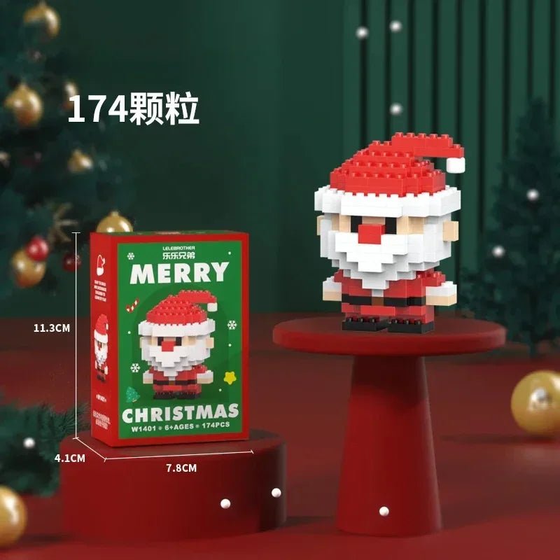 Christmas Advent Calendar Surprise Building Blocks Set Box Kid Toys Xmas Advent Calendar Bricks Diy Kit Children’s Gift Kalender - Glitch 69