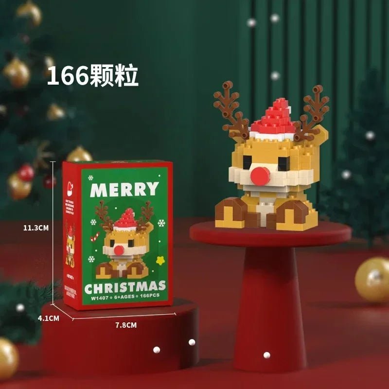 Christmas Advent Calendar Surprise Building Blocks Set Box Kid Toys Xmas Advent Calendar Bricks Diy Kit Children’s Gift Kalender - Glitch 69