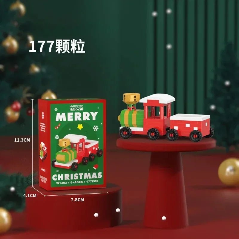 Christmas Advent Calendar Surprise Building Blocks Set Box Kid Toys Xmas Advent Calendar Bricks Diy Kit Children’s Gift Kalender - Glitch 69