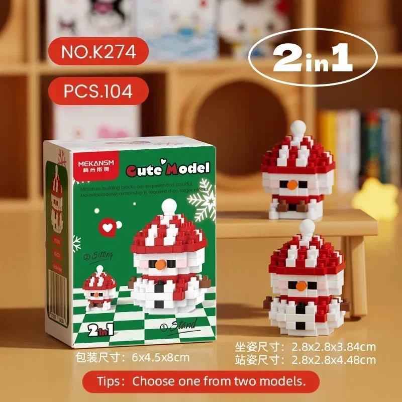 Christmas Advent Calendar Surprise Building Blocks Set Box Kid Toys Xmas Advent Calendar Bricks Diy Kit Children’s Gift Kalender - Glitch 69
