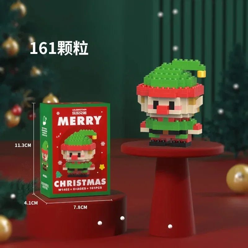 Christmas Advent Calendar Surprise Building Blocks Set Box Kid Toys Xmas Advent Calendar Bricks Diy Kit Children’s Gift Kalender - Glitch 69