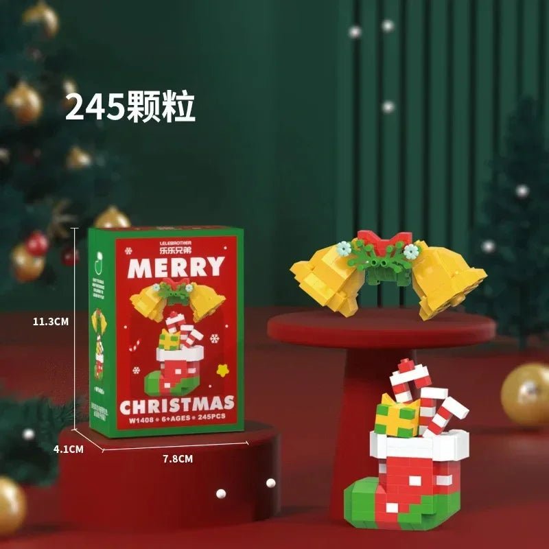 Christmas Advent Calendar Surprise Building Blocks Set Box Kid Toys Xmas Advent Calendar Bricks Diy Kit Children’s Gift Kalender - Glitch 69