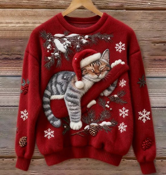 Christmas Retro Green Unisex Sweater - Glitch 69