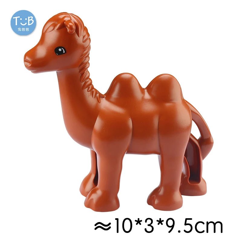 Farm Animals Bricks Christmas Tree Accessory Big Large Particle Building Blocks Compatible With Duploed Education Children Toy - Glitch 69