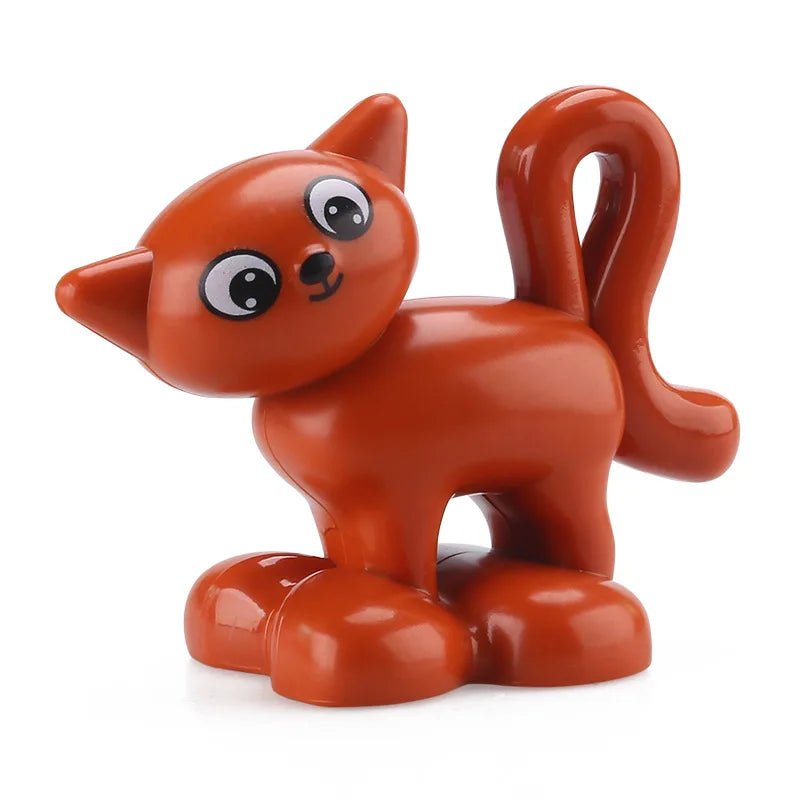 Farm Animals Bricks Christmas Tree Accessory Big Large Particle Building Blocks Compatible With Duploed Education Children Toy - Glitch 69