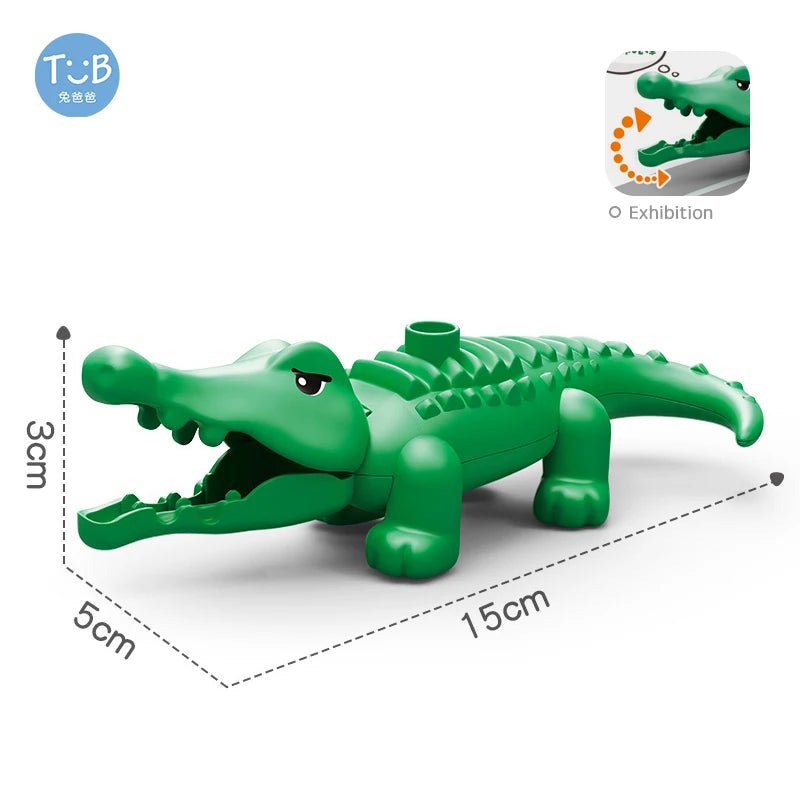 Farm Animals Bricks Christmas Tree Accessory Big Large Particle Building Blocks Compatible With Duploed Education Children Toy - Glitch 69