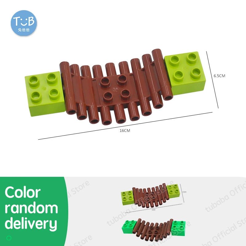 Farm Animals Bricks Christmas Tree Accessory Big Large Particle Building Blocks Compatible With Duploed Education Children Toy - Glitch 69