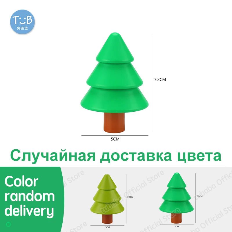 Farm Animals Bricks Christmas Tree Accessory Big Large Particle Building Blocks Compatible With Duploed Education Children Toy - Glitch 69