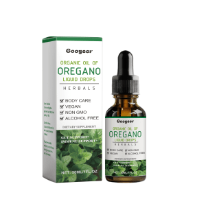 Googeer Digestive And Intestinal Health Drops, Organic Oregano Oil Drops Treatment - Glitch 69