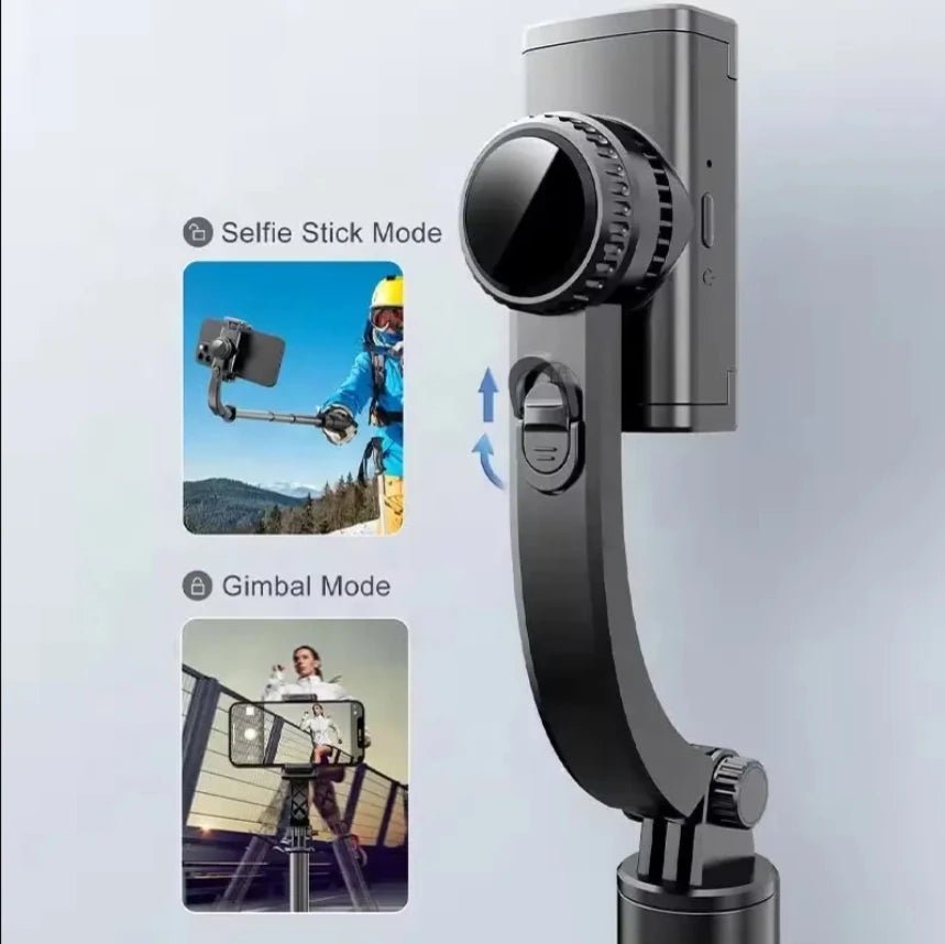 L19 Selfie Stick 70cm Aluminum Alloy Rods Adjustable Foldable Stable Tripod Gimbal Stabilizer Remote Control for Mobile Phone - Glitch 69