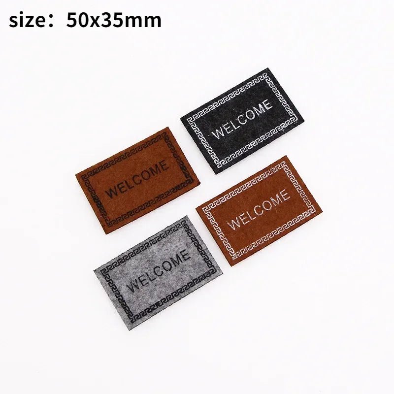 Mini house Elf Door Christmas Decoration Set Miniature scene Mini wooden door Elf door accessories Christmas DIY decoration - Glitch 69