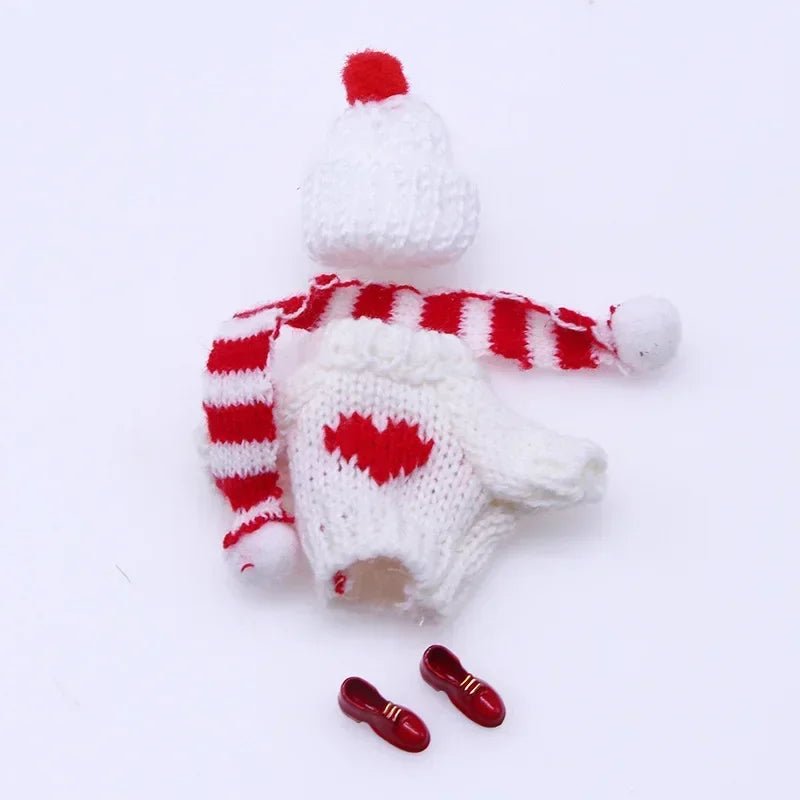 Mini house Elf Door Christmas Decoration Set Miniature scene Mini wooden door Elf door accessories Christmas DIY decoration - Glitch 69