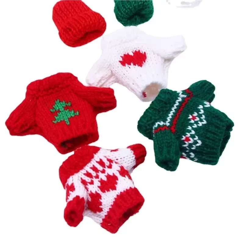 Mini house Elf Door Christmas Decoration Set Miniature scene Mini wooden door Elf door accessories Christmas DIY decoration - Glitch 69