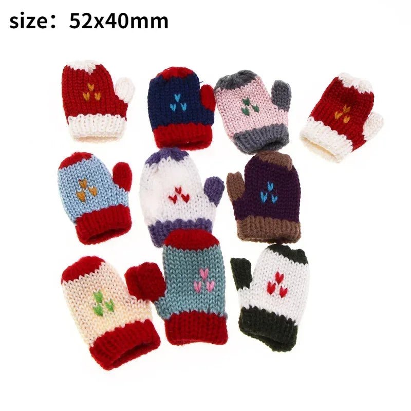 Mini house Elf Door Christmas Decoration Set Miniature scene Mini wooden door Elf door accessories Christmas DIY decoration - Glitch 69