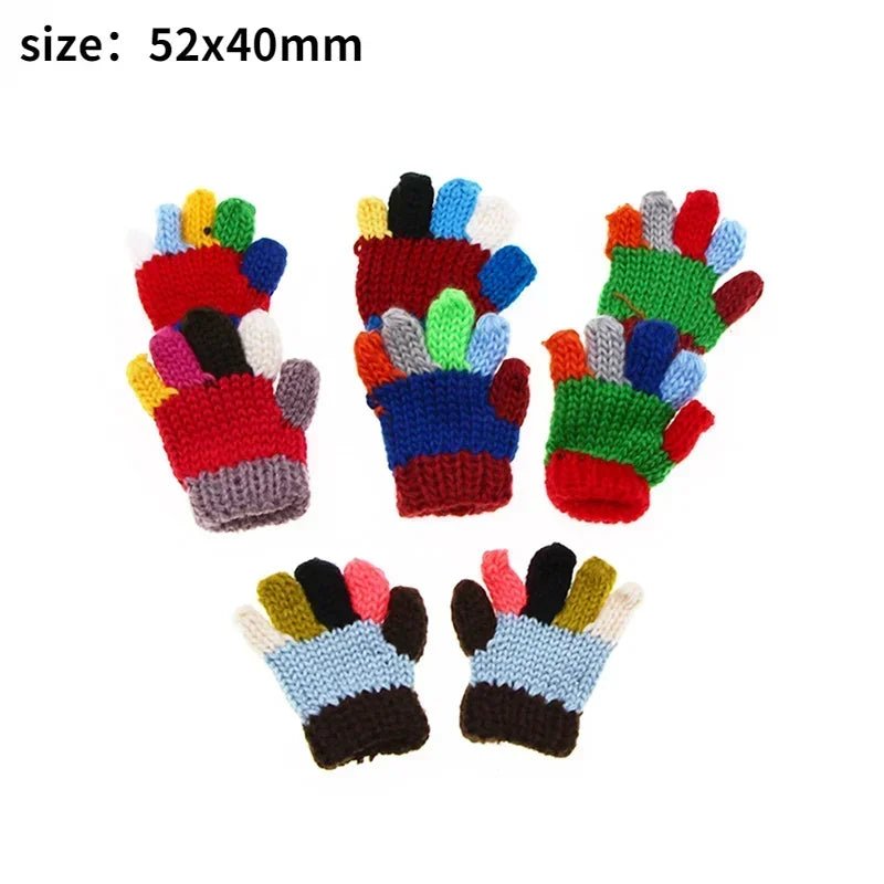 Mini house Elf Door Christmas Decoration Set Miniature scene Mini wooden door Elf door accessories Christmas DIY decoration - Glitch 69