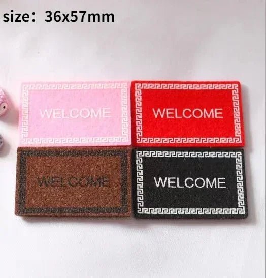 Mini house Elf Door Christmas Decoration Set Miniature scene Mini wooden door Elf door accessories Christmas DIY decoration - Glitch 69