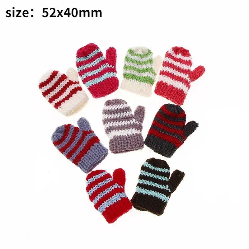 Mini house Elf Door Christmas Decoration Set Miniature scene Mini wooden door Elf door accessories Christmas DIY decoration - Glitch 69