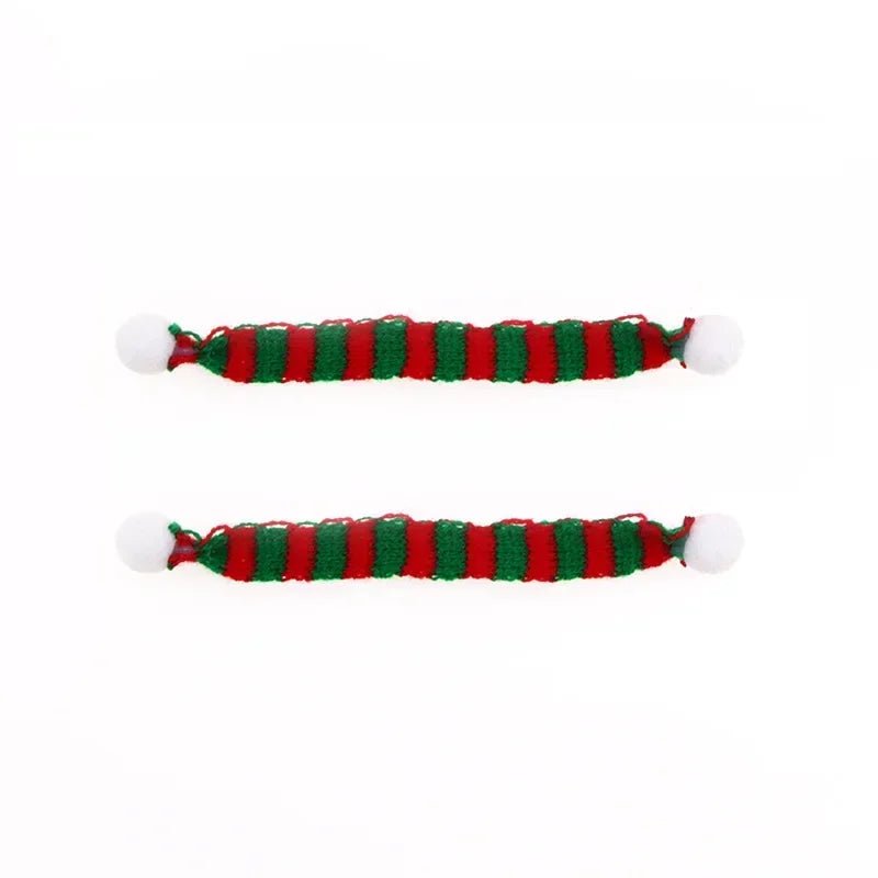 Mini house Elf Door Christmas Decoration Set Miniature scene Mini wooden door Elf door accessories Christmas DIY decoration - Glitch 69