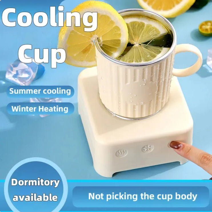 Mini Quick Cooling Cup Beer Beverage Rapid Refrigeration Ice Maker Machine Cold Drink Heating Home Dormitory Food Grade 400ml Kitchen Gadgets - Glitch 69