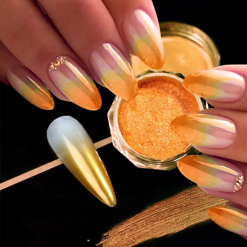 New Christmas Chameleon Glitter Flakes 1Jar(1 - 2g) Holographic Color - Changed Chameleon Sequins Red/Green Manicure Chameleon Flake - Glitch 69