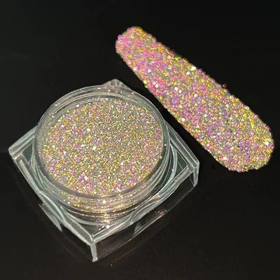 New Christmas Chameleon Glitter Flakes 1Jar(1 - 2g) Holographic Color - Changed Chameleon Sequins Red/Green Manicure Chameleon Flake - Glitch 69