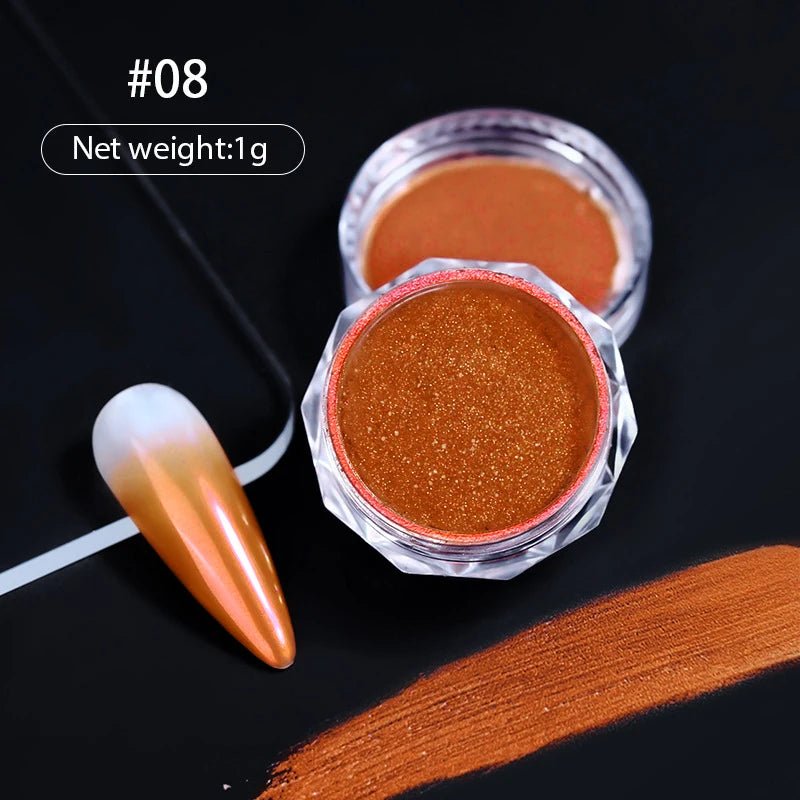 New Christmas Chameleon Glitter Flakes 1Jar(1 - 2g) Holographic Color - Changed Chameleon Sequins Red/Green Manicure Chameleon Flake - Glitch 69