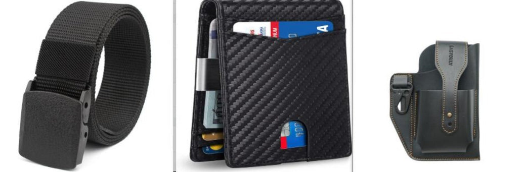 PU Leather Multiple Card Slots Anti - theft Wallet Card Holder - Glitch 69