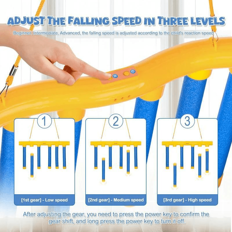 Quick eyed and quick handed grasping machine, children's grasping baton relay baton, reaction speed, concentration training device - Glitch 69