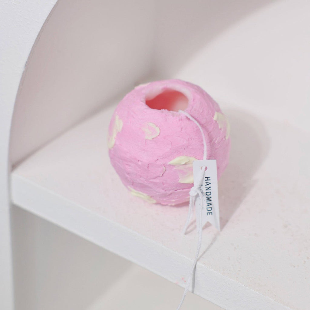 Rotating ball candle - shaped creative aromatherapy candle, photography prop, ambient home decoration - Glitch 69