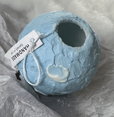 Rotating ball candle - shaped creative aromatherapy candle, photography prop, ambient home decoration - Glitch 69