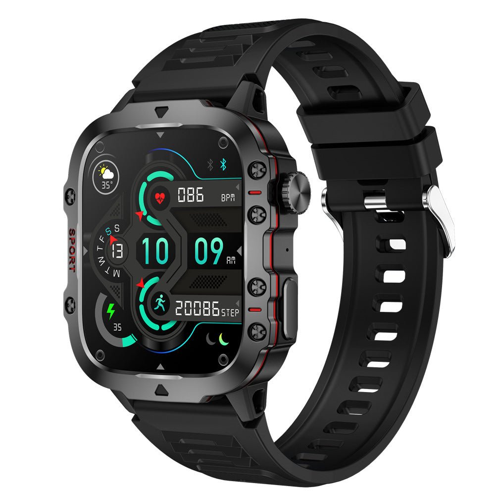 Smart watch Bluetooth call, heart rate, blood pressure, body temperature monitoring, outdoor three proof exercise - Glitch 69