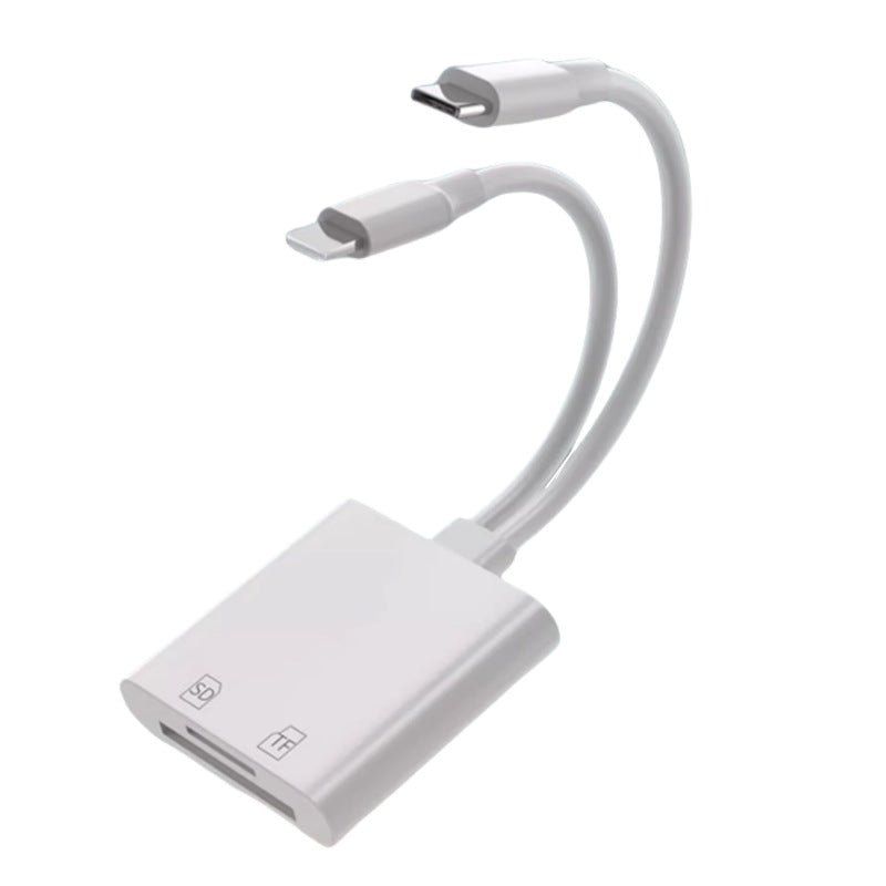 Type - C mobile phone OTG card reader, memory card three in one SD TF USB3.0 camera - Glitch 69