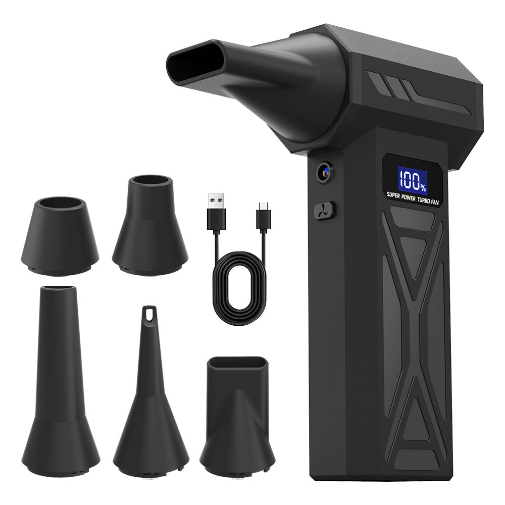 Violent turbofan, violent fan, high - speed dust blower, handheld portable vacuum cleaner - Glitch 69